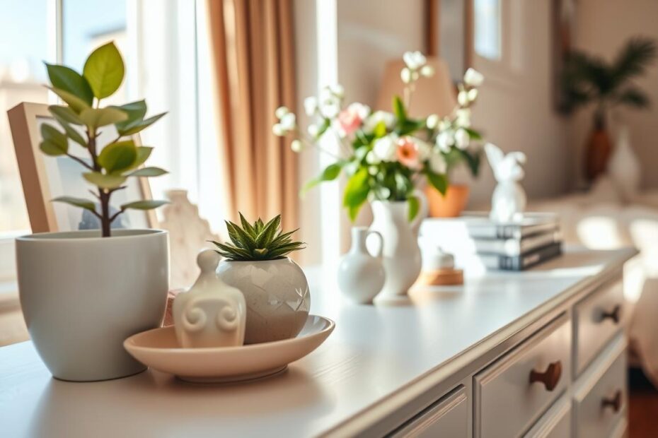 Co postawić na białej komodzie