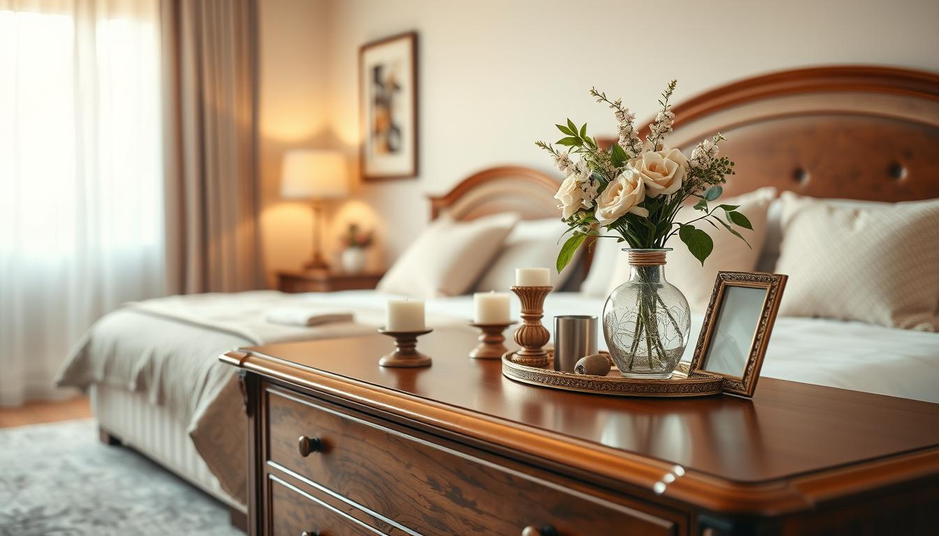 Co postawić na komodzie w sypialni