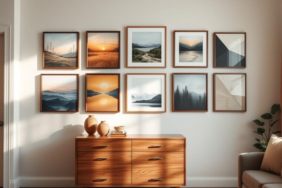 Co powiesić nad komodą w salonie