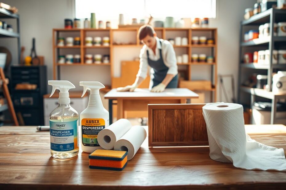 Czym odtłuścić meble przed malowaniem