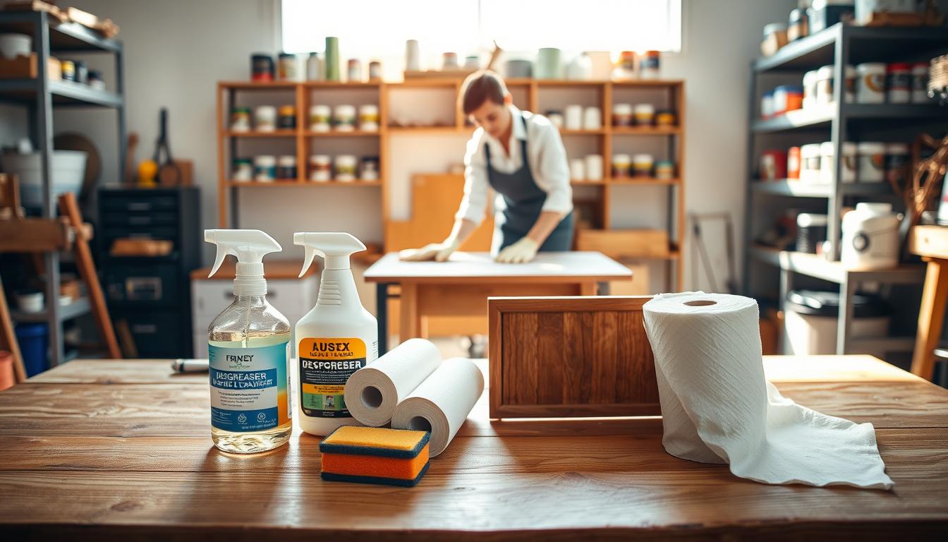 Czym odtłuścić meble przed malowaniem