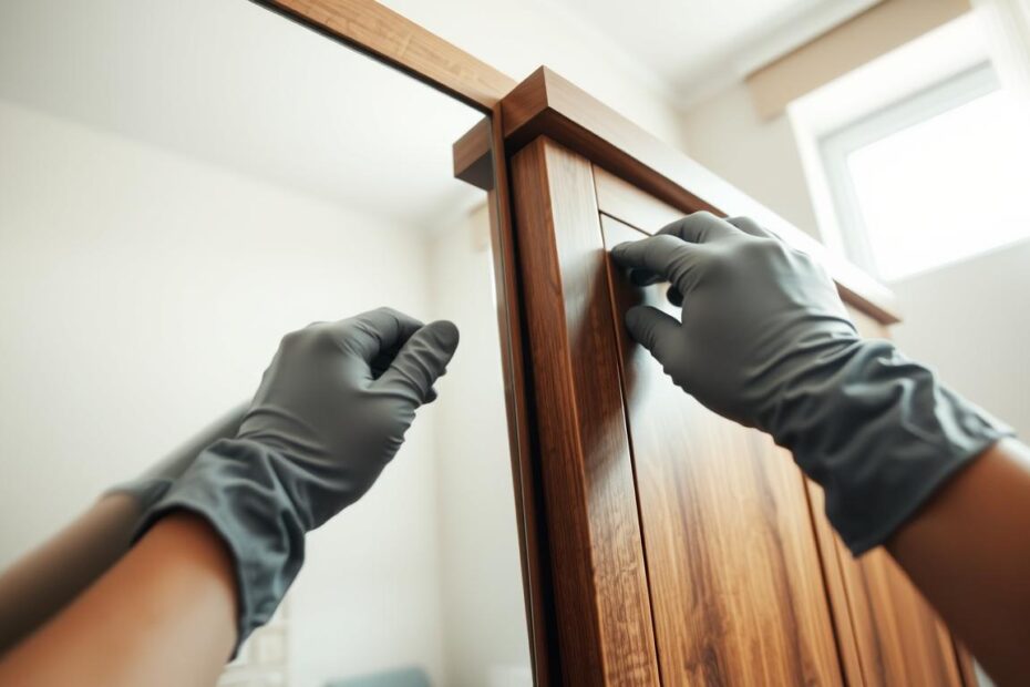 Jak odkleić lustro od szafy