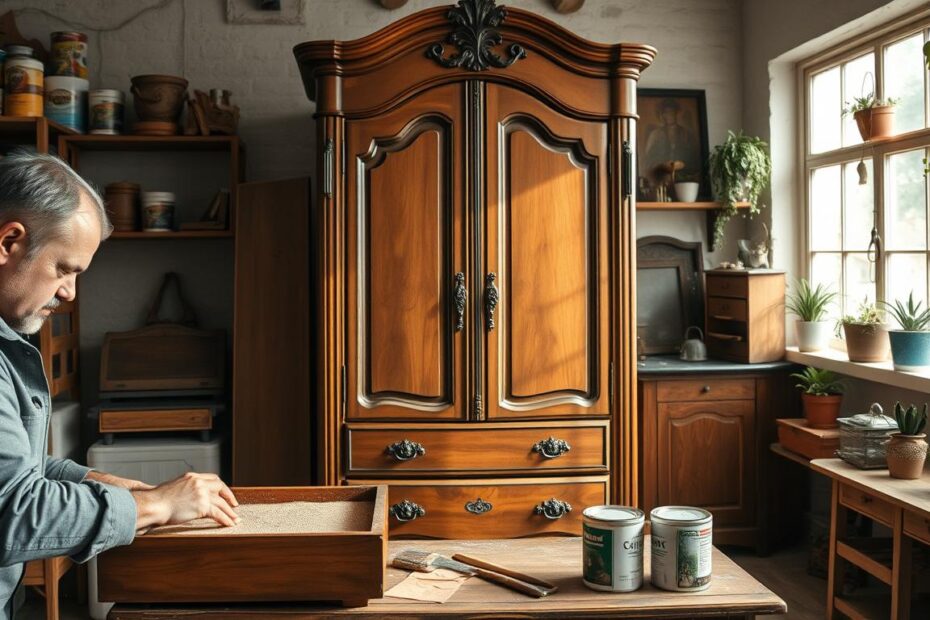Jak odnowić starą szafę