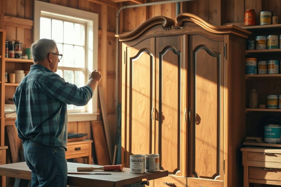 Jak odnowić starą szafę z okleiny