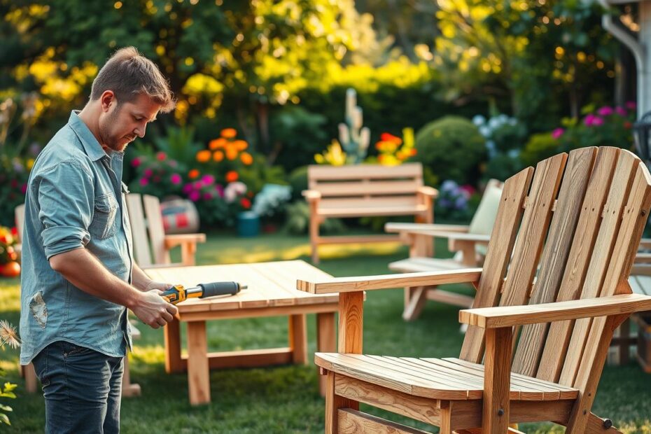 Jak zrobić meble ogrodowe