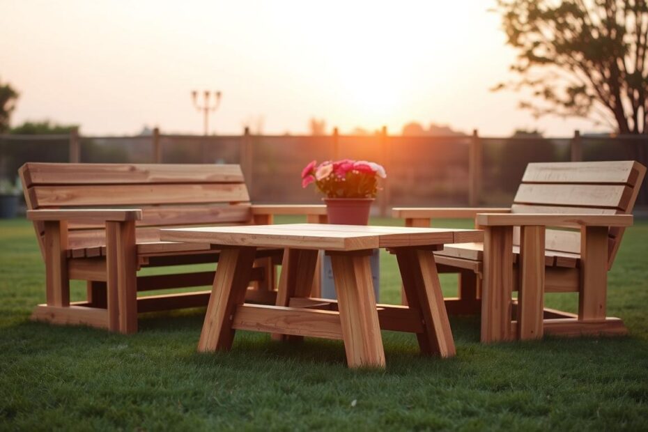 Jak zrobić meble ogrodowe z desek