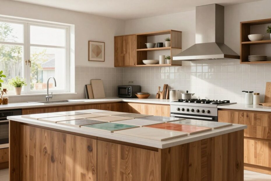 Jak dobrać kolor płytek do mebli kuchennych