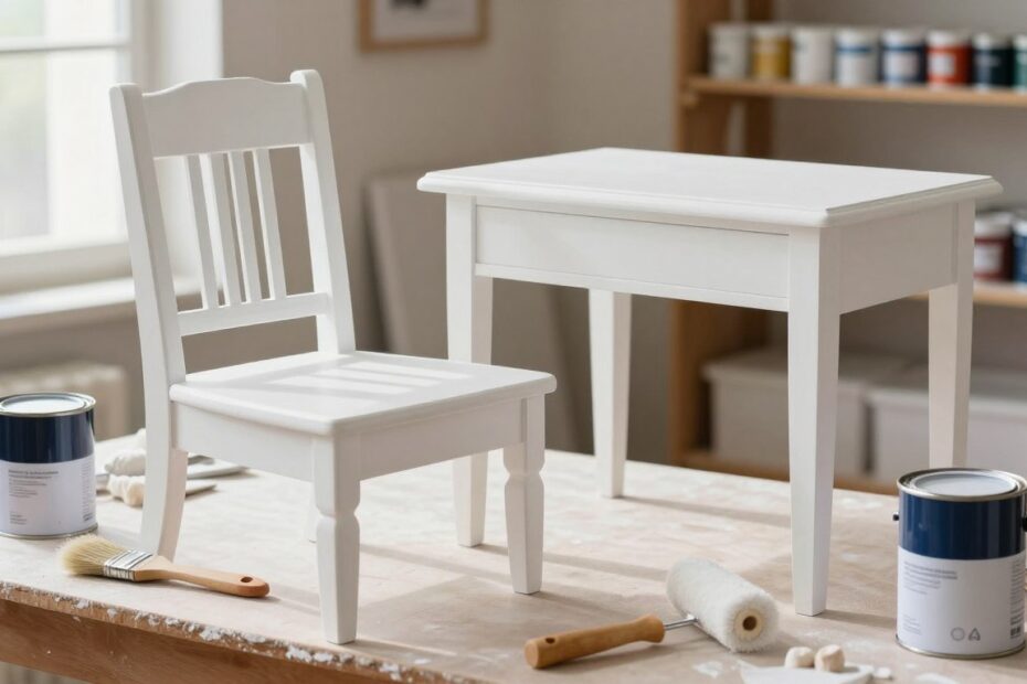 Jak pomalować meble na biało