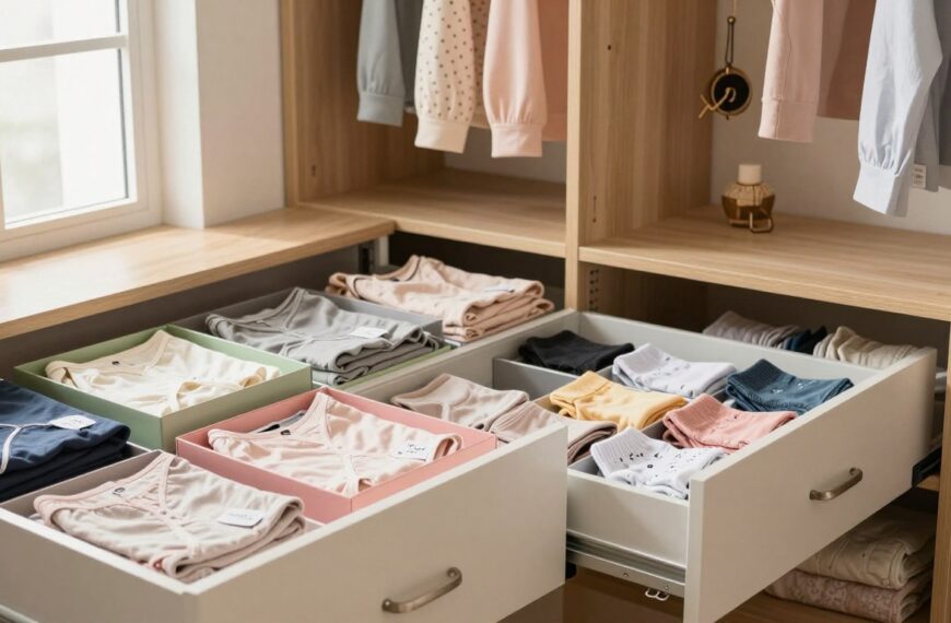Jak przechowywać bieliznę w szafie