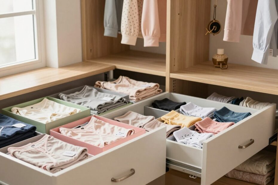 Jak przechowywać bieliznę w szafie