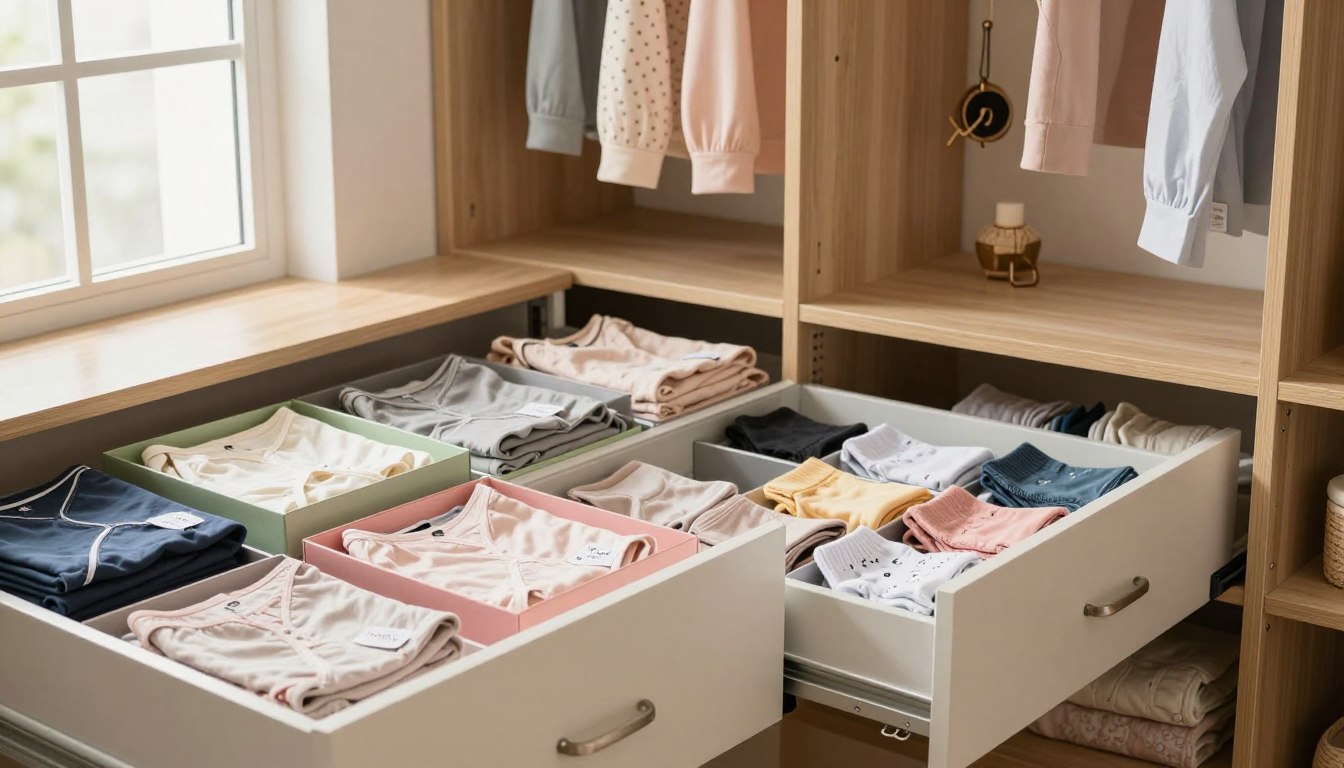 Jak przechowywać bieliznę w szafie