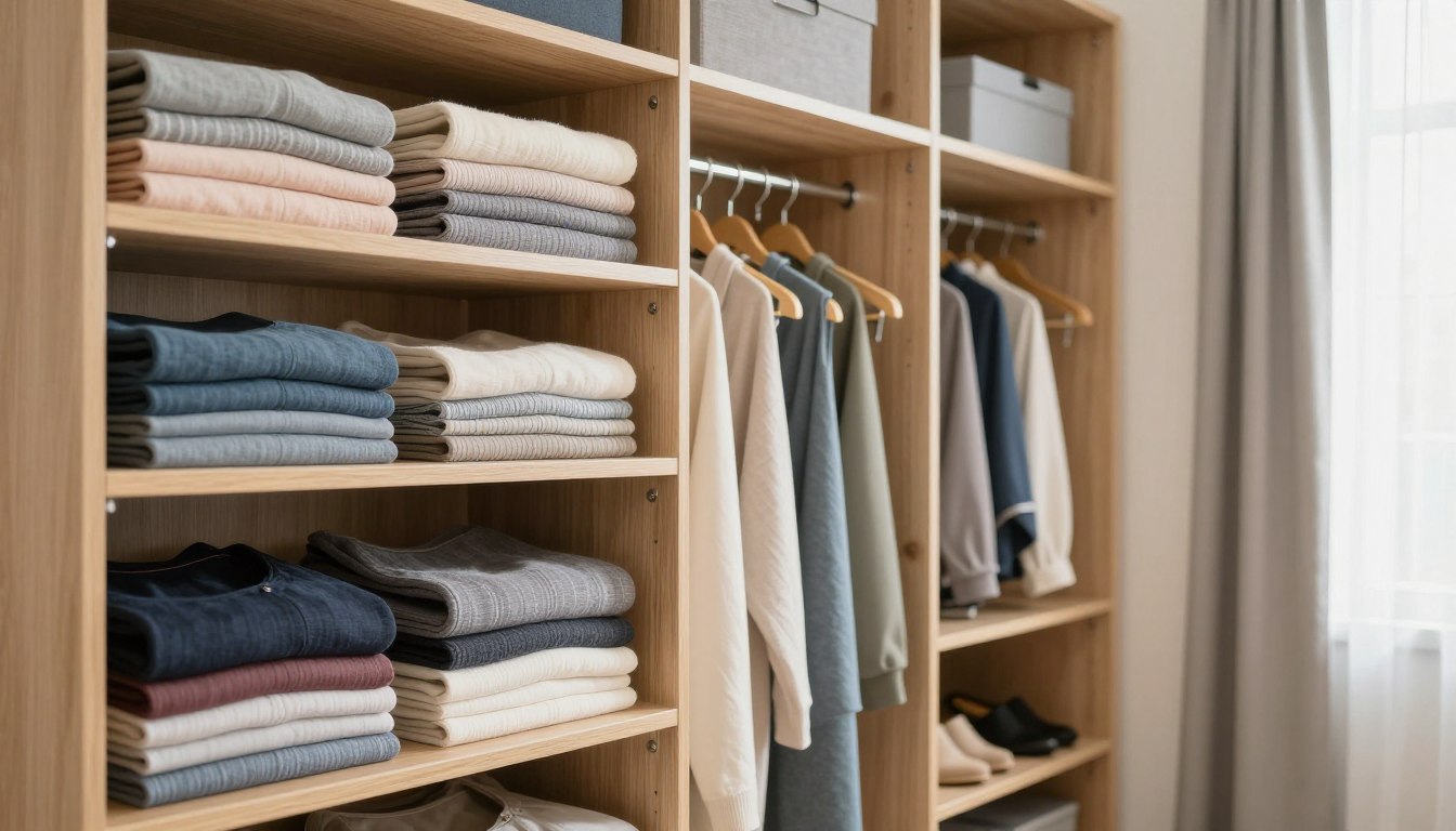 Jak przechowywać firanki w szafie