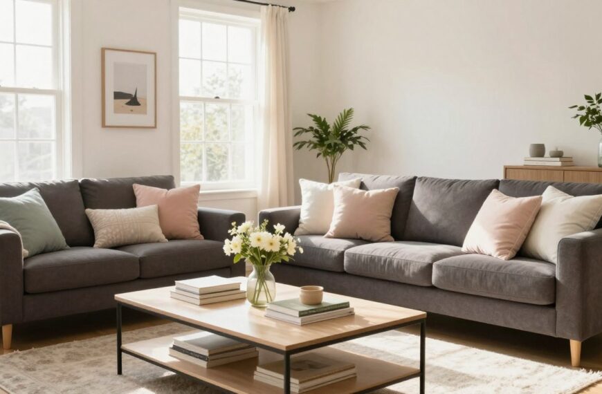 Jak rozjaśnić salon z ciemnymi meblami