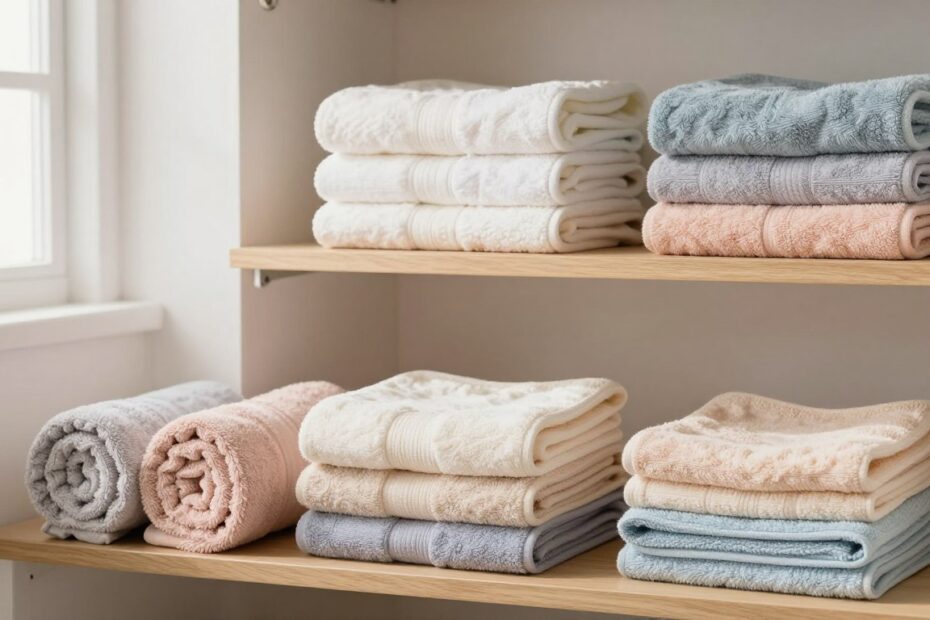 Jak składać ręczniki w szafie