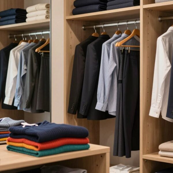 Jak układać rzeczy w szafie – system stref i układ, który ułatwia codzienne wybory