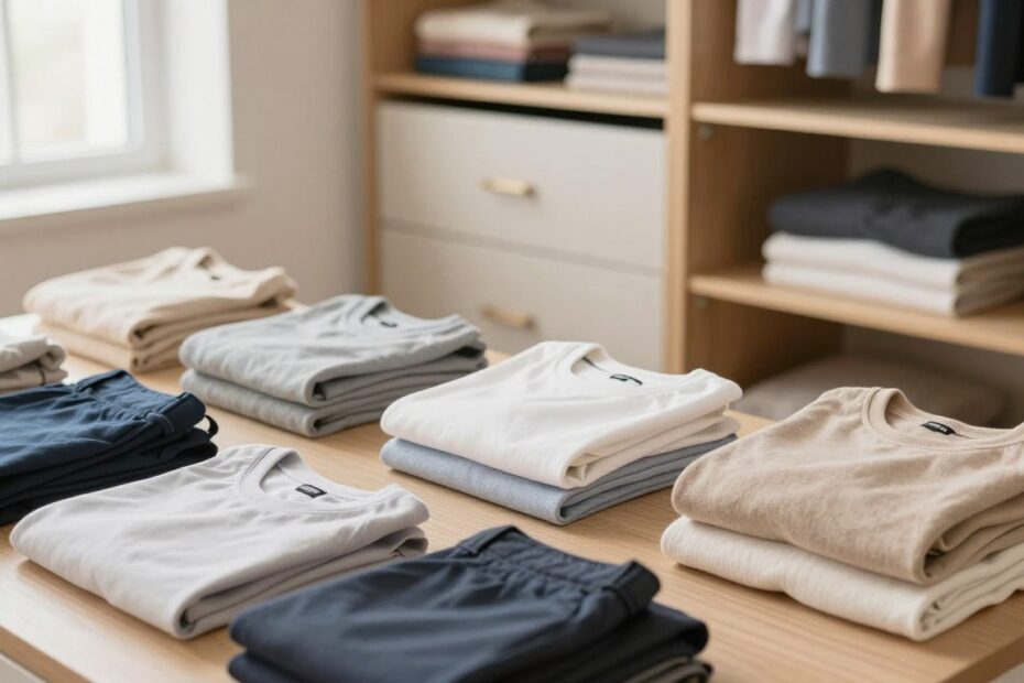 Jak układać ubrania w szafie