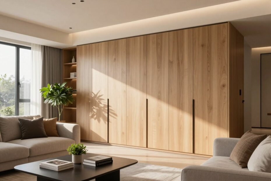 Jak urządzić pokój dzienny z szafą