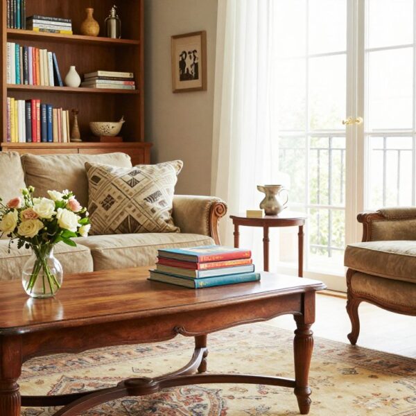 Jak urządzić salon ze starymi meblami – łączenie stylów i odświeżenie dodatkami