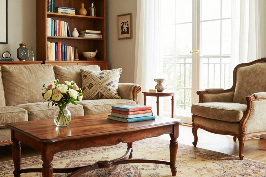 Jak urządzić salon ze starymi meblami