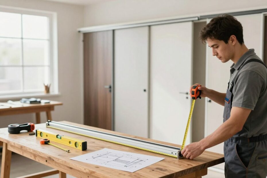 Jak wymierzyć drzwi przesuwne do szafy