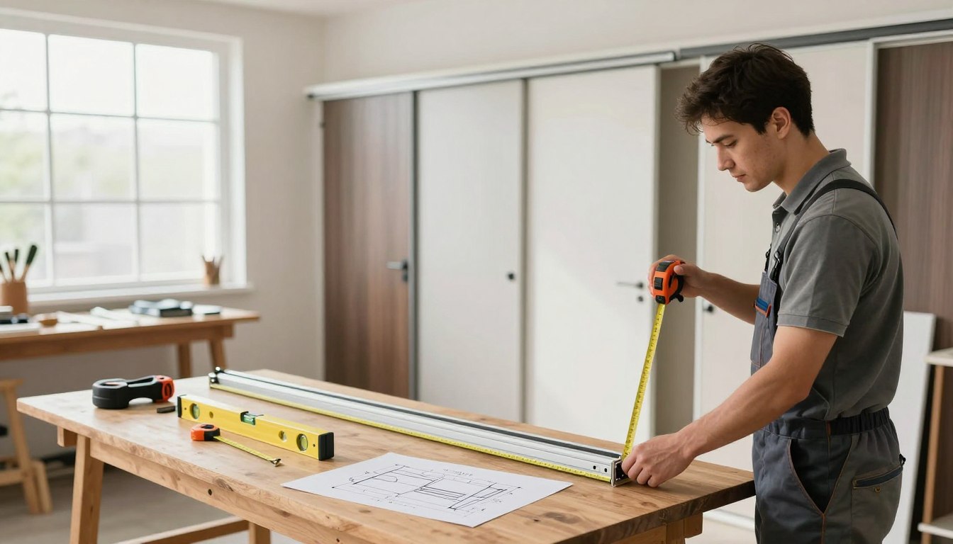 Jak wymierzyć drzwi przesuwne do szafy