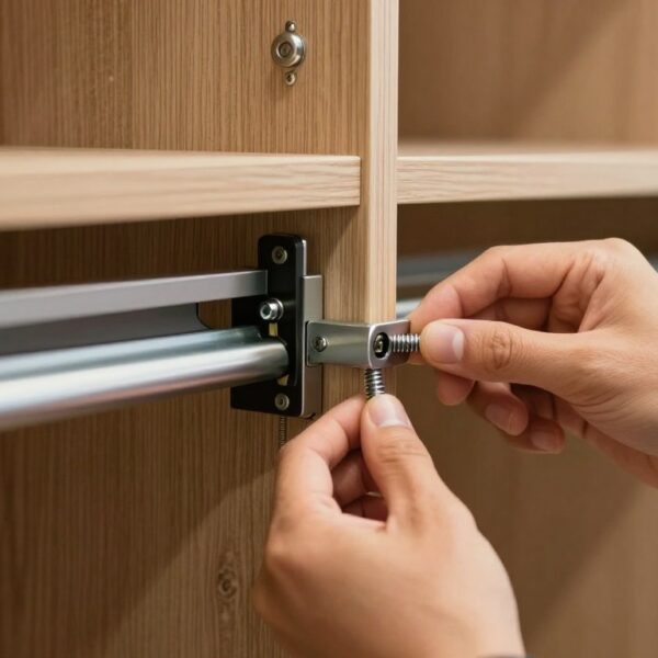 Jak wyregulować drzwi przesuwne w szafie