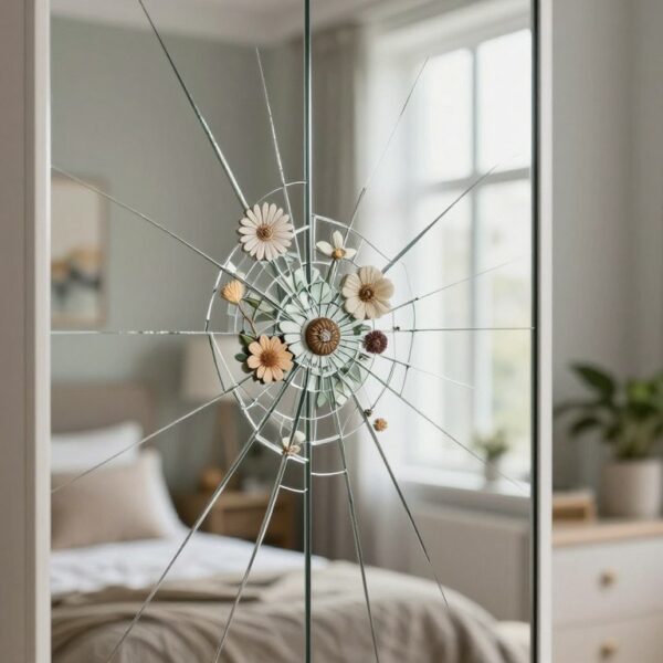 Jak zamaskować pęknięte lustro w szafie – bezpieczne rozwiązania i estetyczne alternatywy