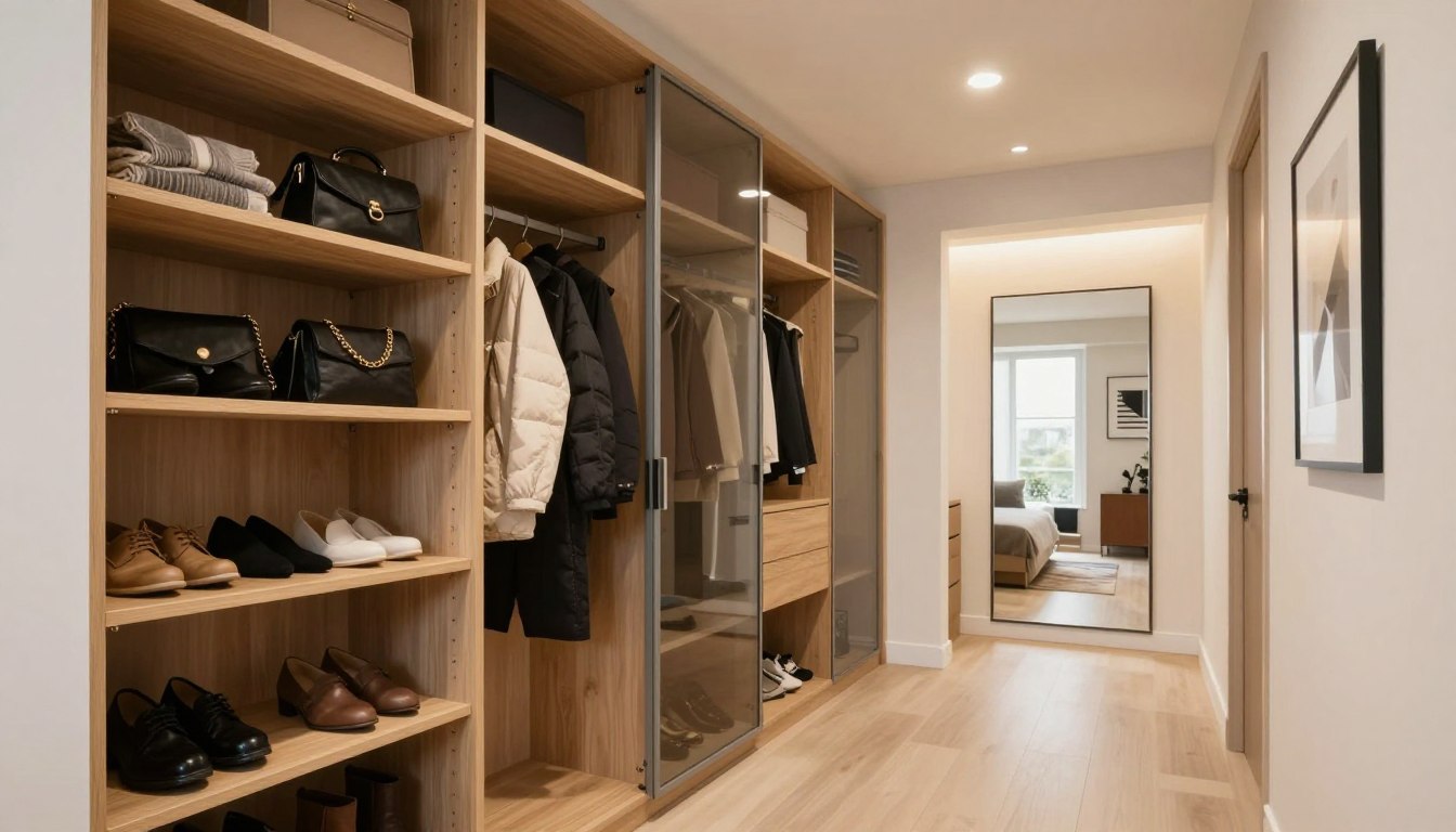 Jak zaprojektować wnętrze szafy w przedpokoju