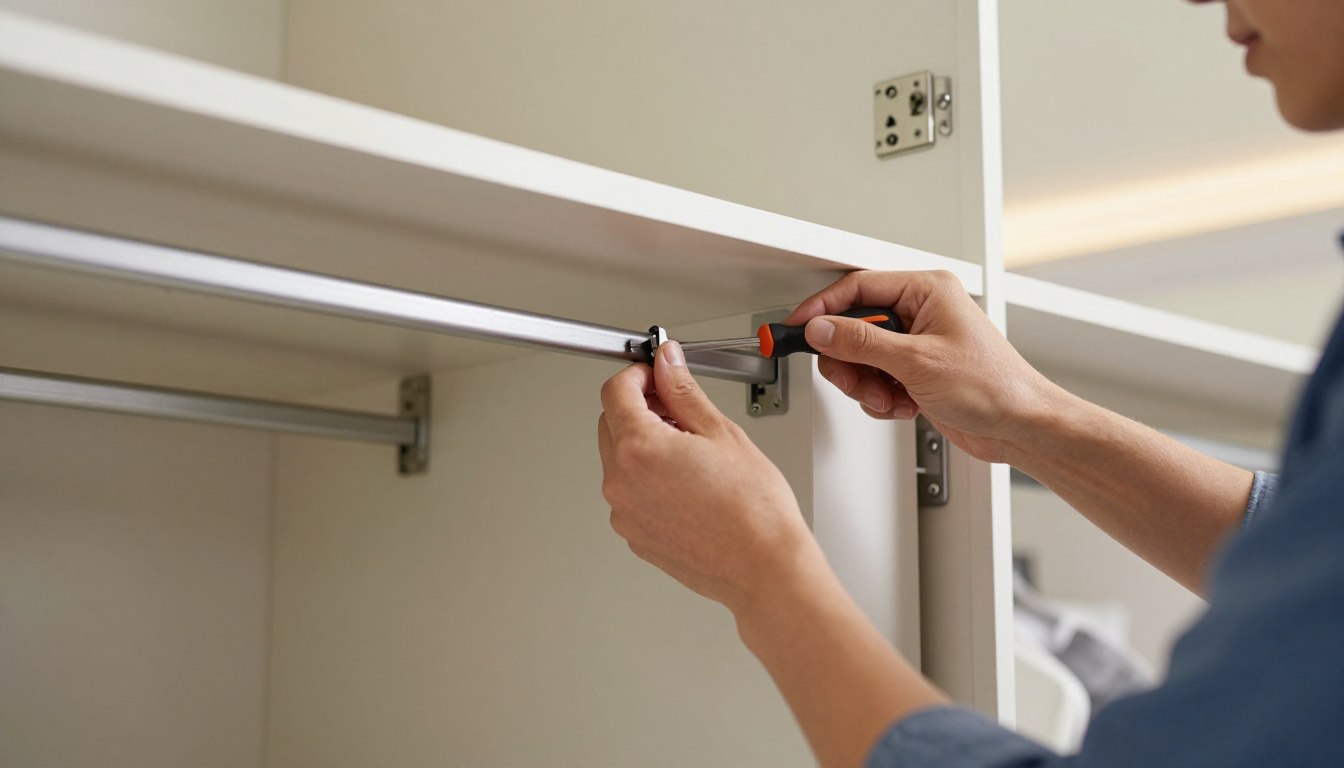 Jak zdemontować drzwi przesuwne w szafie