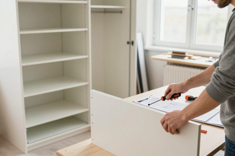 Jak złożyć szafę przesuwną