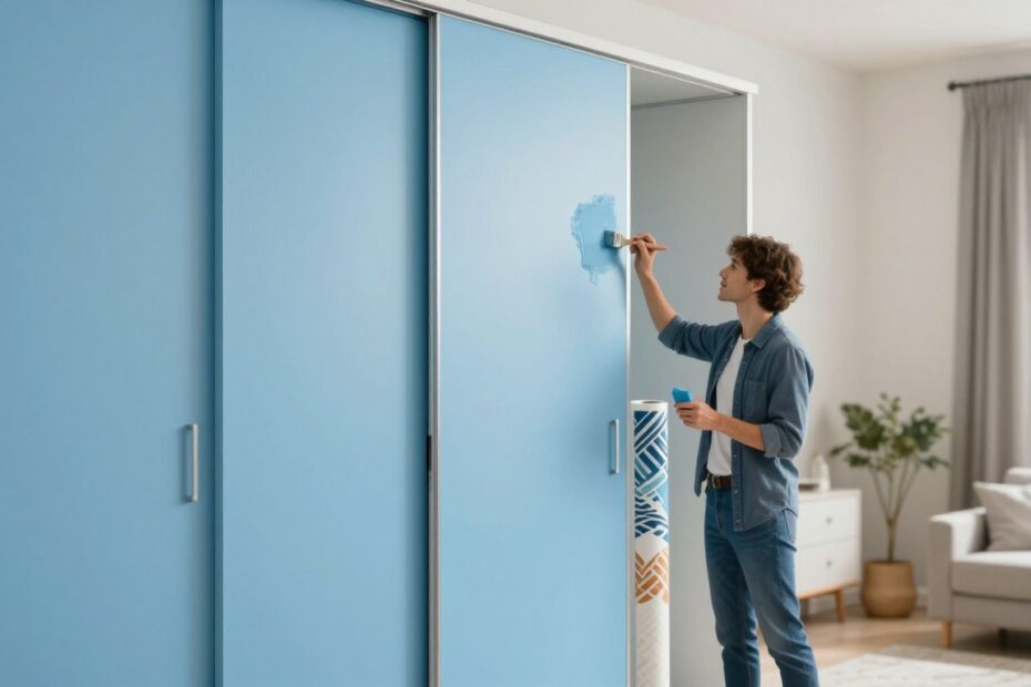 Jak zmienić kolor szafy przesuwnej