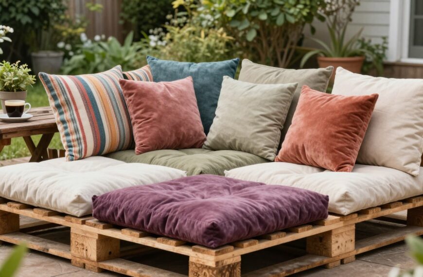 Jak zrobić poduszki na meble z palet