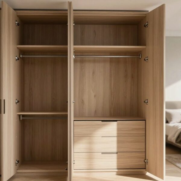 Jak zrobić szafę wnękową z drzwiami otwieranymi