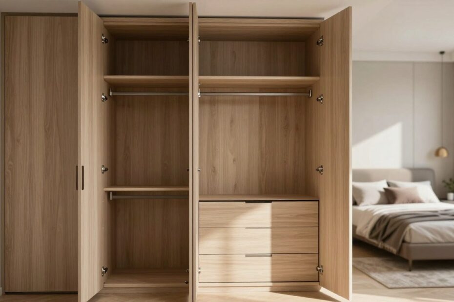 Jak zrobić szafę wnękową z drzwiami otwieranymi