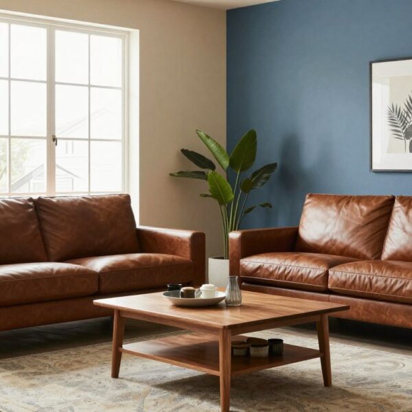 Jaki kolor ścian do brązowych mebli – ciepłe i chłodne palety, które pasują