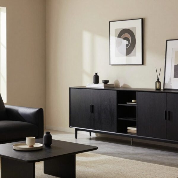 Jaki kolor ścian do czarnych mebli – kontrasty, beże i szarości w dobrym stylu