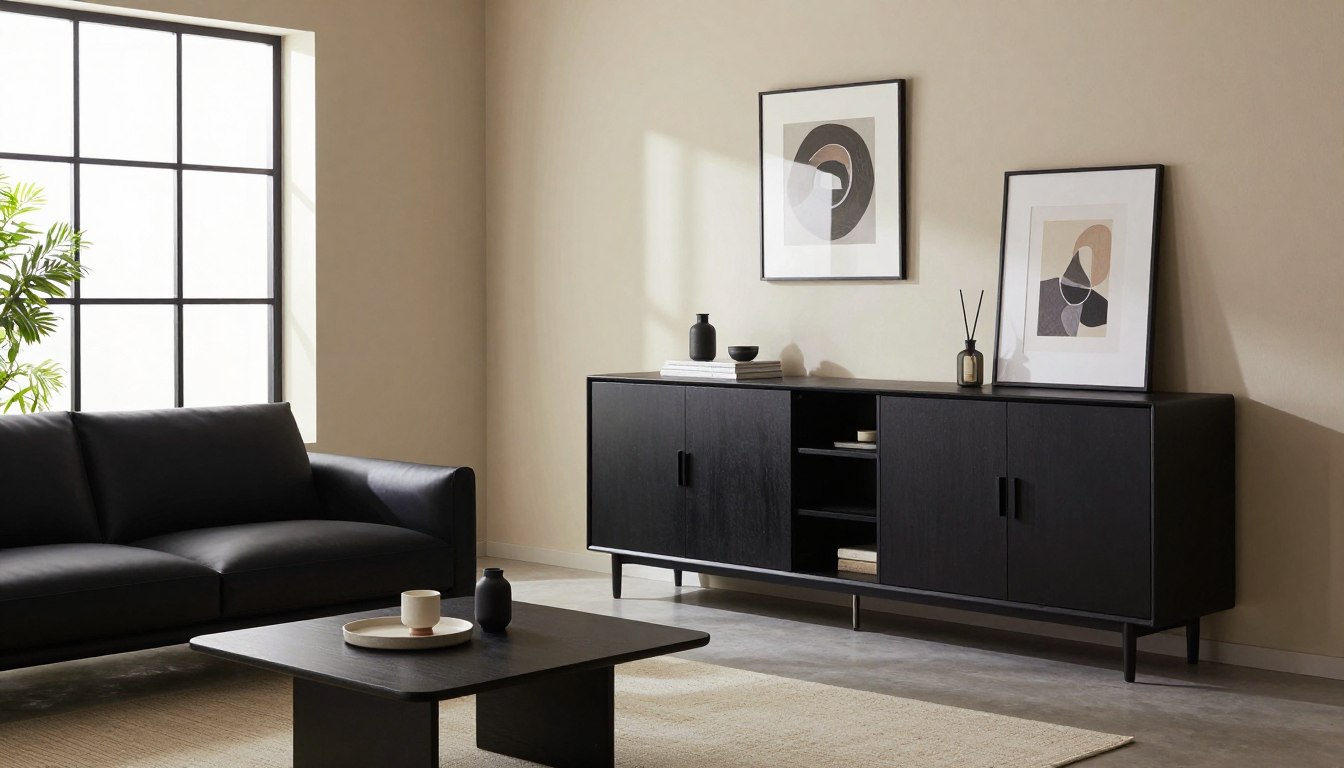 Jaki kolor ścian do czarnych mebli