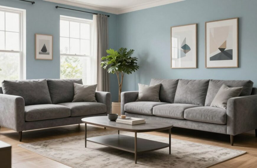 Jaki kolor ścian do szarych mebli – modne zestawy i bezpieczne klasyki