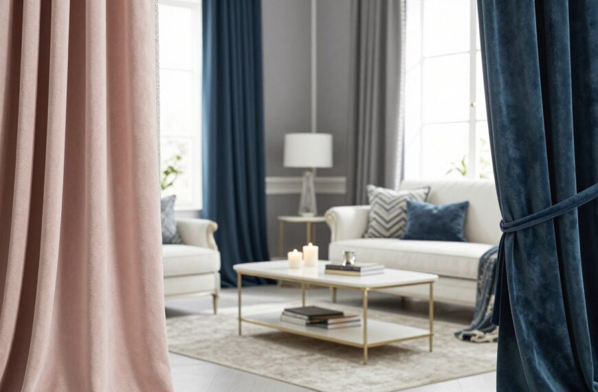 Jakie zasłony do szarych ścian i białych mebli
