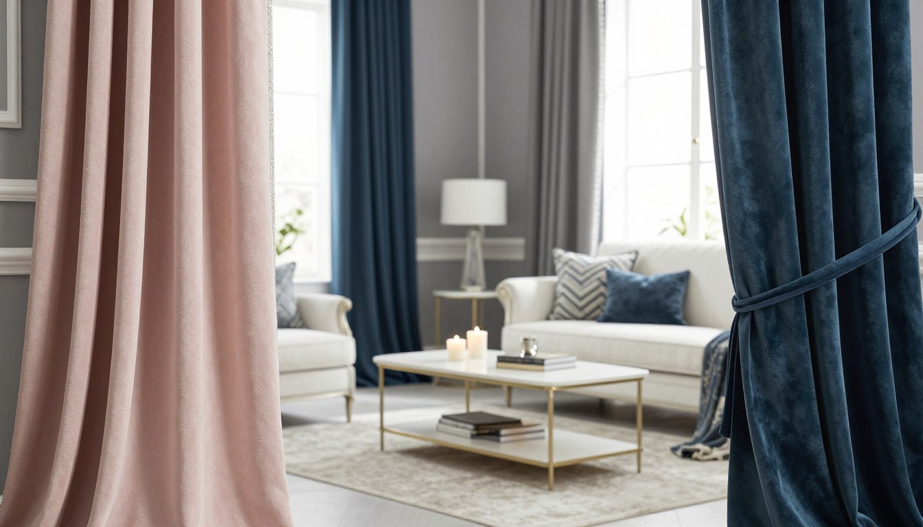 Jakie zasłony do szarych ścian i białych mebli