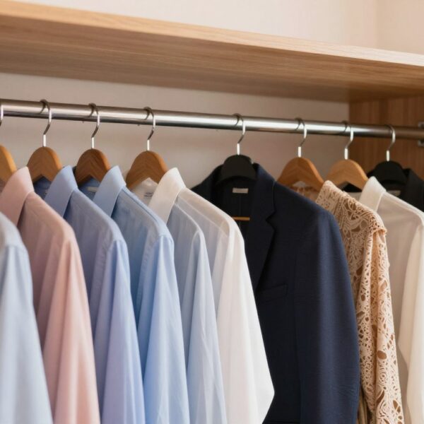 Na jakiej wysokości drążek w szafie – wygodne wymiary dla koszul, kurtek i sukienek