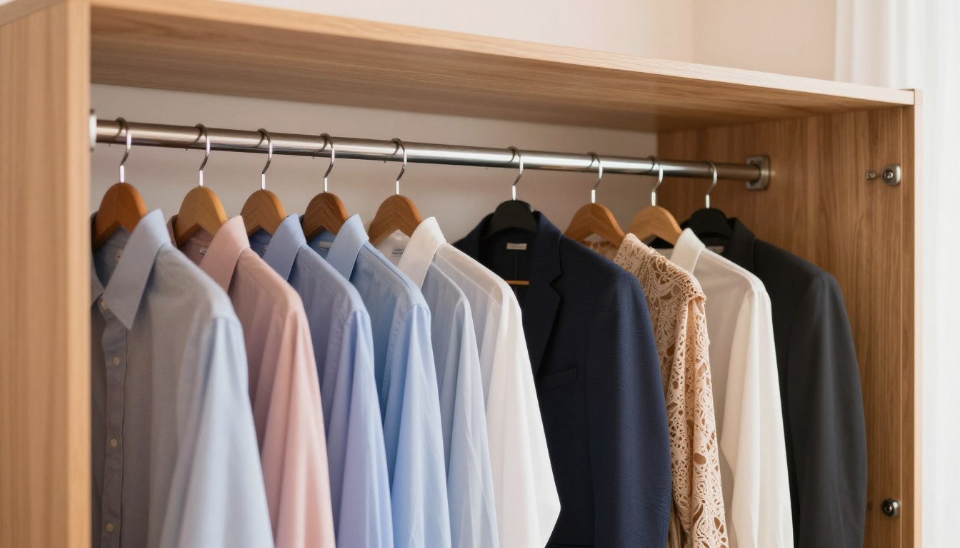 Na jakiej wysokości drążek w szafie